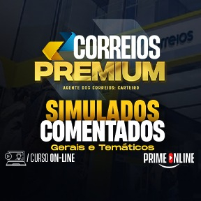 Logo [ON-LINE] CORREIOS - CURSO DE SIMULADOS - AGENTE DE CORREIOS: CARTEIRO