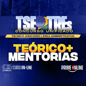 Logo [ON-LINE] TSE + TREs UNIFICADO | CARGO 19: TÉCNICO JUDICIÁRIO - ÁREA  ADMINISTRATIVA (CURSO TEÓRICO) PÓS-EDITAL