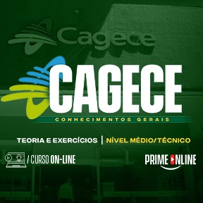 Logo [ON-LINE] CAGECE Conhecimentos Gerais para Todos os Empregos de Nível Técnico