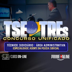 Logo [ON-LINE] TSE/TRE's UNIFICADO | CARGO 20: TÉCNICO JUDICIÁRIO – ÁREA: ADMINISTRATIVA – ESPECIALIDADE: AGENTE DA POLÍCIA JUDICIAL | PÓS-EDITAL